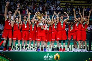 2017 FIBA Women\'s Asia Cup Champions , Team Japan