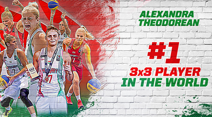 Theodorean ends season on top of FIBA 3x3 women's ranking