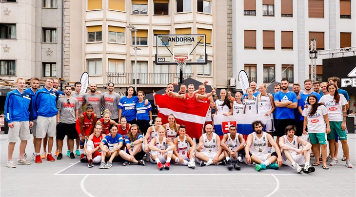 Qualified teams at the FIBA 3x3 Europe Cup Andorra Qualifier 2017