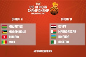 Draw Results FIBA U16 African Championship 2017