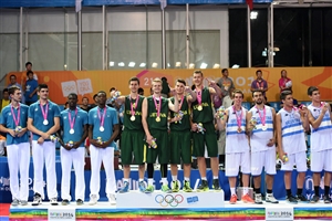 2014 Youth Olympic Games 3x3 Men&#39;s Medallists