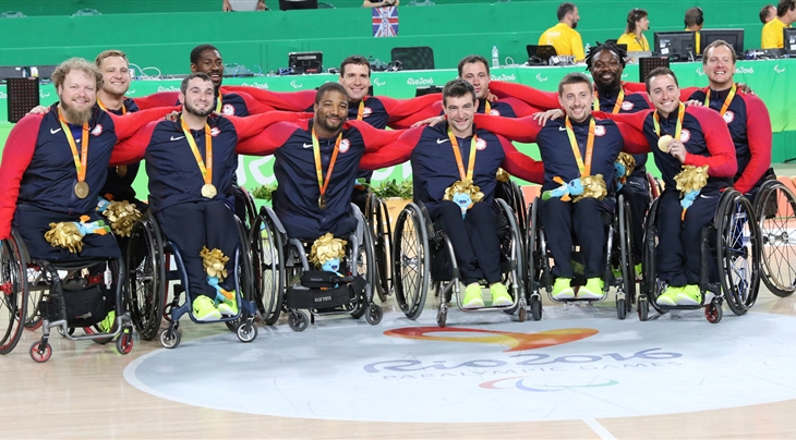 Rio Paralympic Games USA Men reign over Spain for gold 