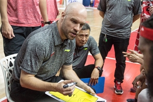 Chris Thomas head coach of the Malaysia Dragons