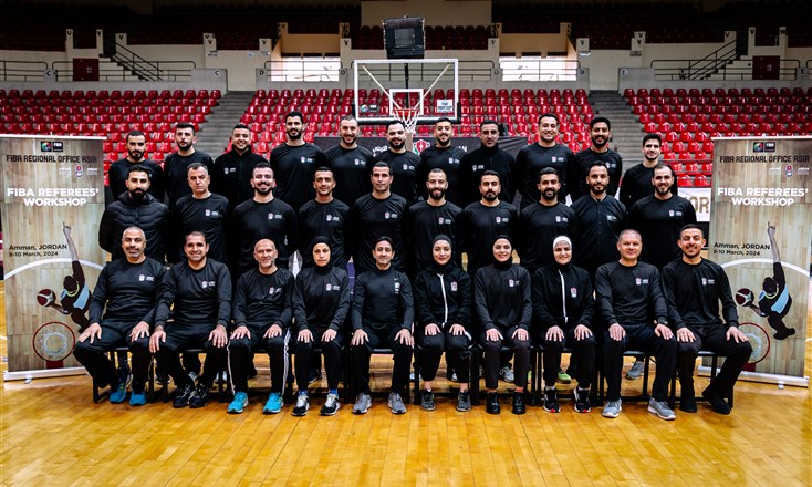 FIBA Regional Office-Asia hold referees workshop in Amman