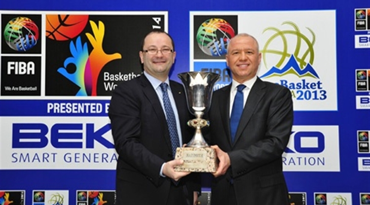 BEKO and FIBA sign parternship for 2013 EuroBasket and 2014 FIBA Basketball World CUp