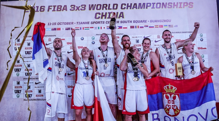 Serbia's men and Czech Republic's women win 2016 FIBA 3x3 World Championships